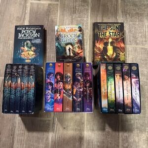 Percy Jackson Complete Book Collection with Companion Guides